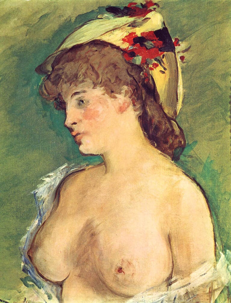 La blonde aux seins nus – Edouard Manet Édouard Manet