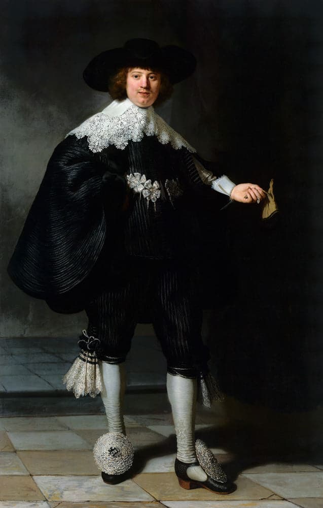 Marten Soolmans (portrait de mariage) – Rembrandt van Rijn Rembrandt van Rijn