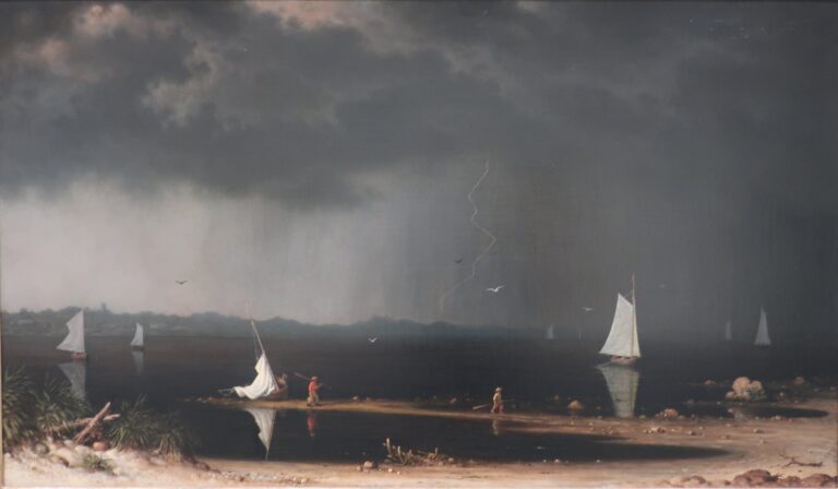 Heade, Thunder Storm sur la baie de Narragansett, 1868 – Martin Johnson Heade Martin Johnson Heade