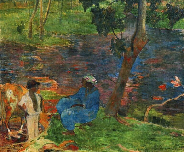 Rives du fleuve à la Martinique – Paul Gauguin Paul Gauguin