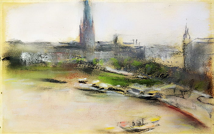 Binnenalster au Jungfernstieg, 1909 – Max Liebermann Max Liebermann