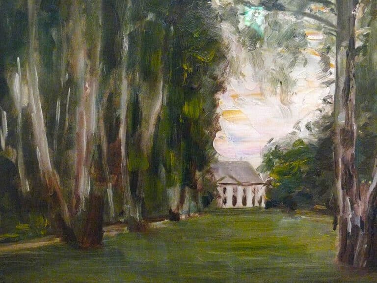 Jardin de Wannsee avec la villa – Max Liebermann Max Liebermann