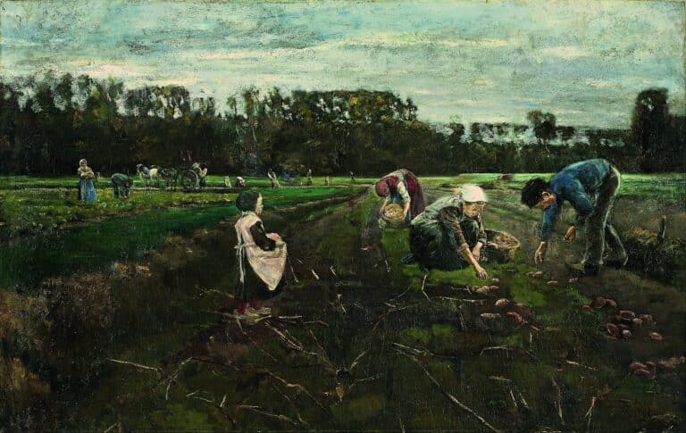 Récolte de pommes de terre – Max Liebermann Max Liebermann