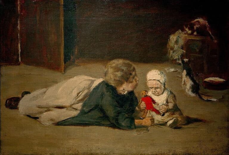 Enfants jouant – Étude – Max Liebermann Max Liebermann