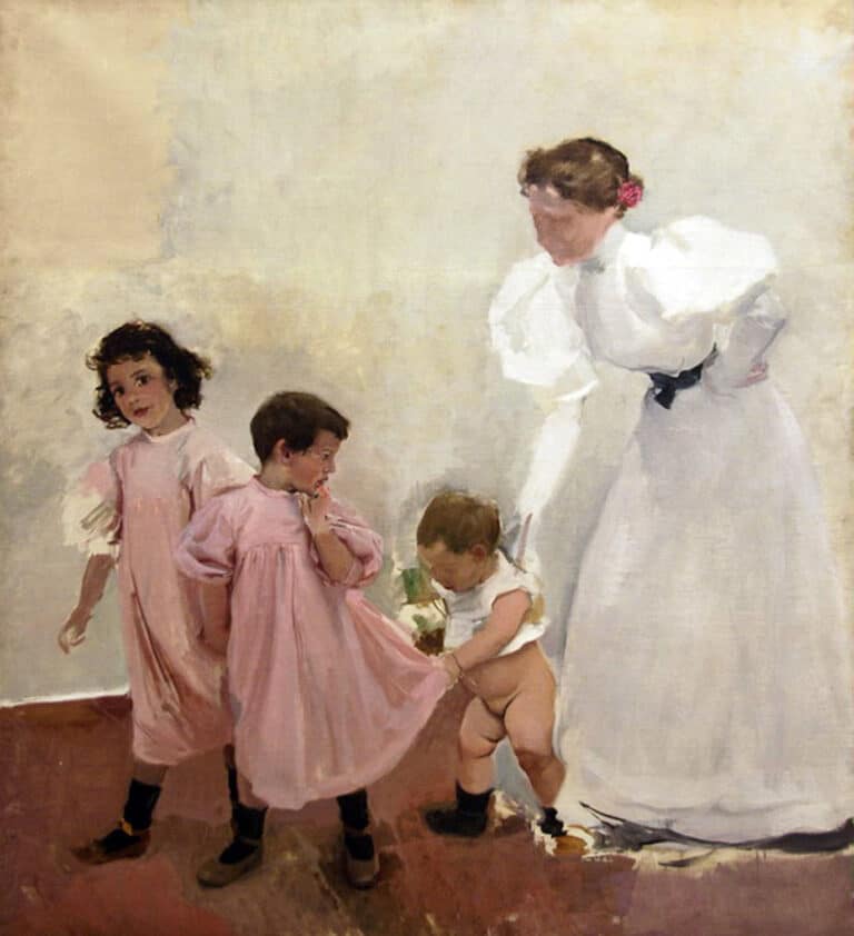 Ma femme et mes enfants – Sorolla Joaquín Sorolla