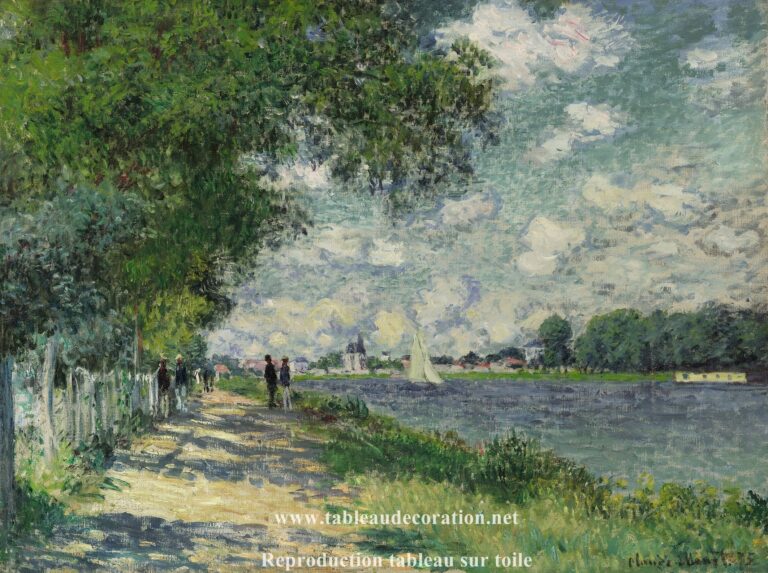 La Seine a Argenteuil – Tableau Monet Claude Monet