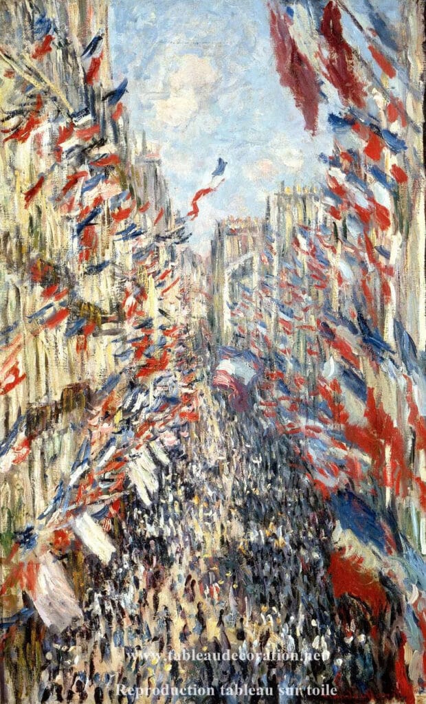 La Rue Montorgueil, Fête du 30 juin 1878 Claude Monet Claude Monet