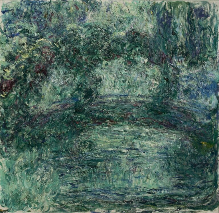 Le pont japonais sur l’étang des nénuphars à Giverny – Claude Monet Claude Monet