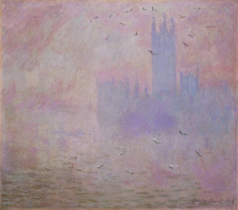 Le Parlement, mouettes (W 1612) – Claude Monet Claude Monet