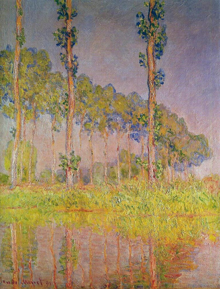 Les Trois Arbres, printemps – Claude Monet Claude Monet