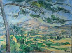La Montagne Sainte-Victoire au grand pin – Paul Cézanne Mont Sainte-Victoire de Paul Cézanne