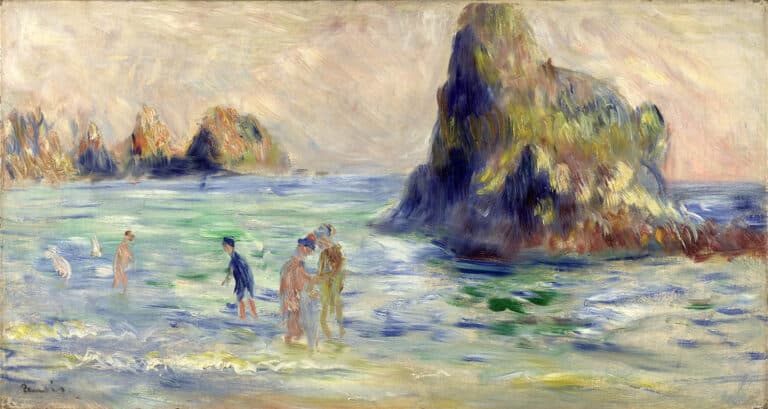 Baie du Moulin Huet, Guernesey – Pierre-Auguste Renoir Pierre-Auguste Renoir