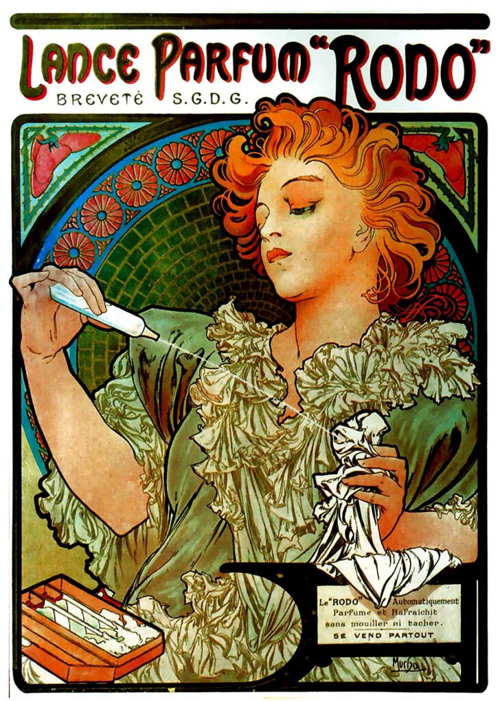 Lance Parfum « Rodo » – Mucha Alphonse Mucha