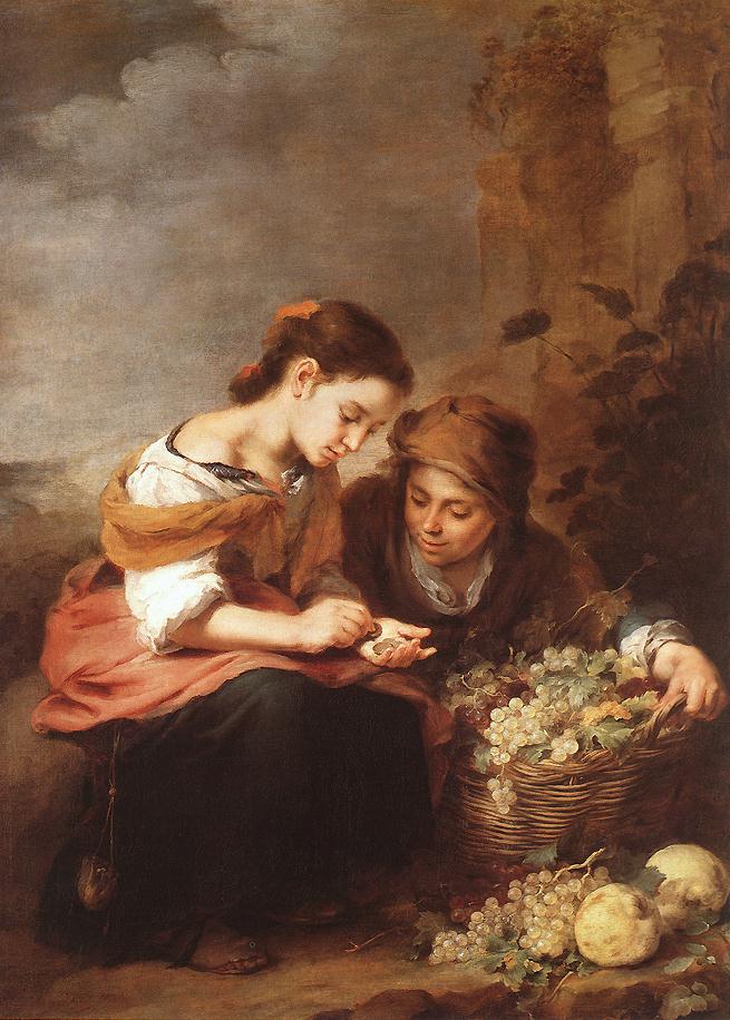 Le petit vendeur de fruits – Bartolomé Esteban Murillo Bartolomé Esteban Murillo