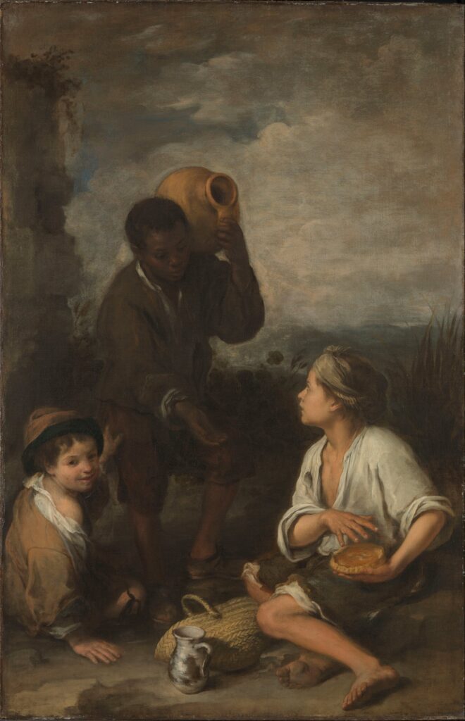 Trois garçons – Bartolomé Esteban Murillo Bartolomé Esteban Murillo