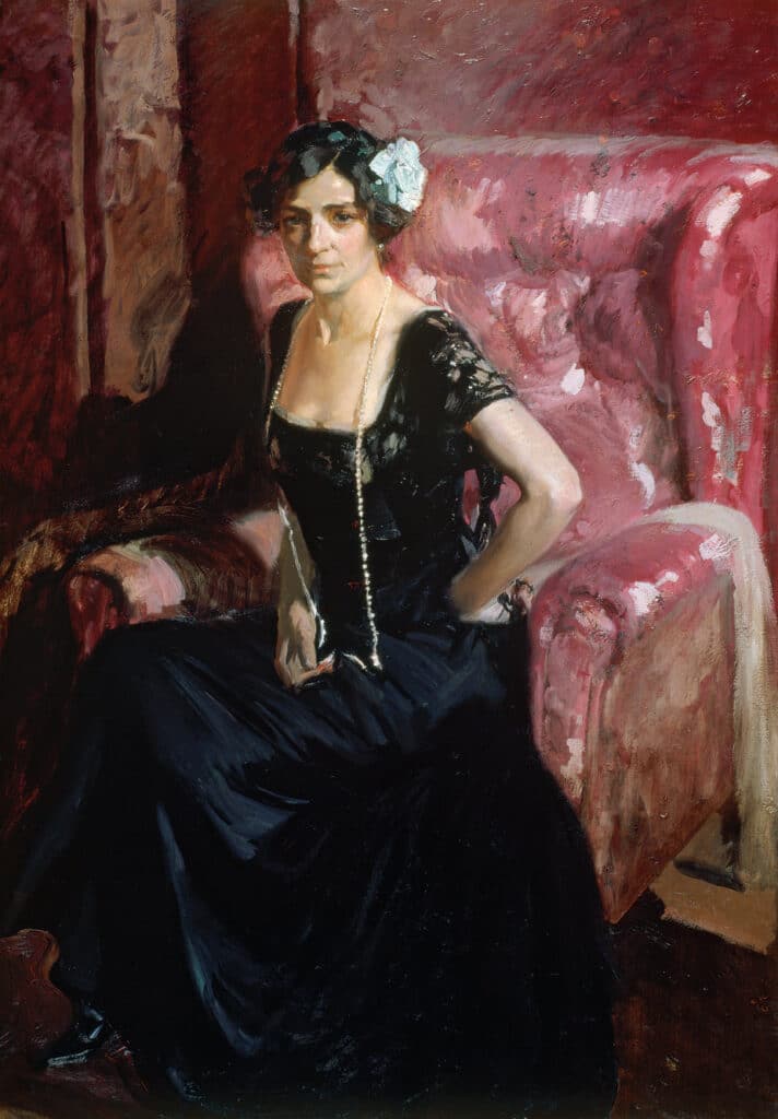 Clotilde en robe du soir – Sorolla Joaquín Sorolla