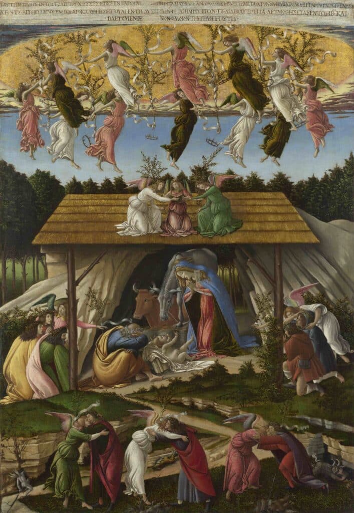 Nativité mystique (et détail 22824) – Sandro Botticelli Sandro Botticelli