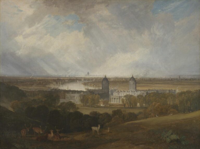 Londres depuis le parc de Greenwich exposé – William Turner William Turner