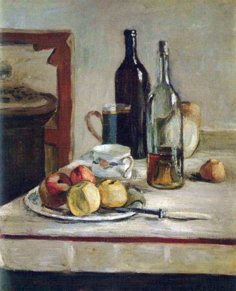 Nature morte avec deux bouteilles 1896 – Matisse Henri Matisse