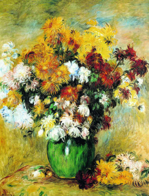 Fleurs dans un vase – Pierre-Auguste Renoir Pierre-Auguste Renoir