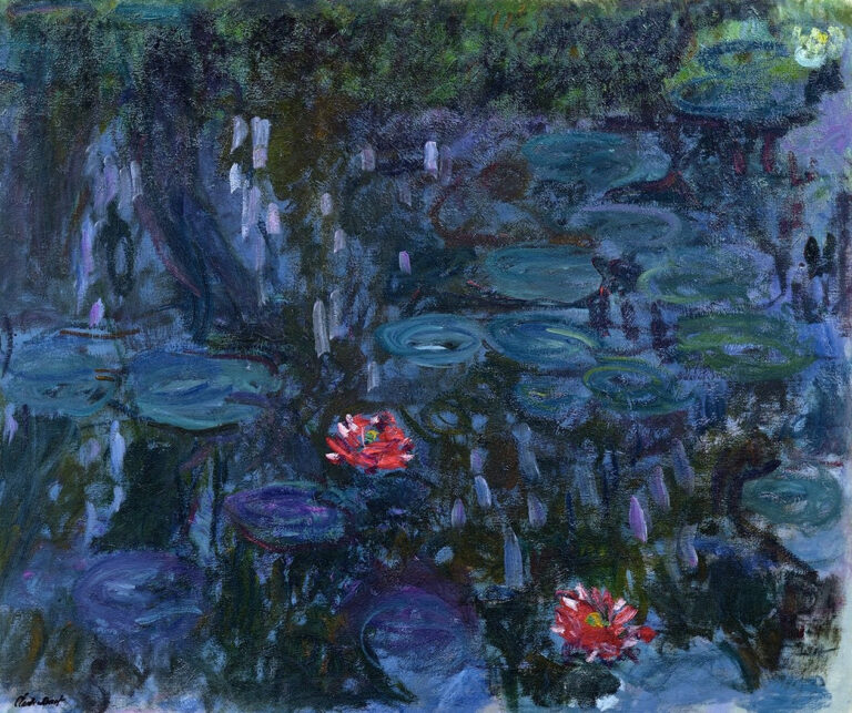 Nymphéas, reflets de saule – Claude Monet "Les Nymphéas" de Claude Monet