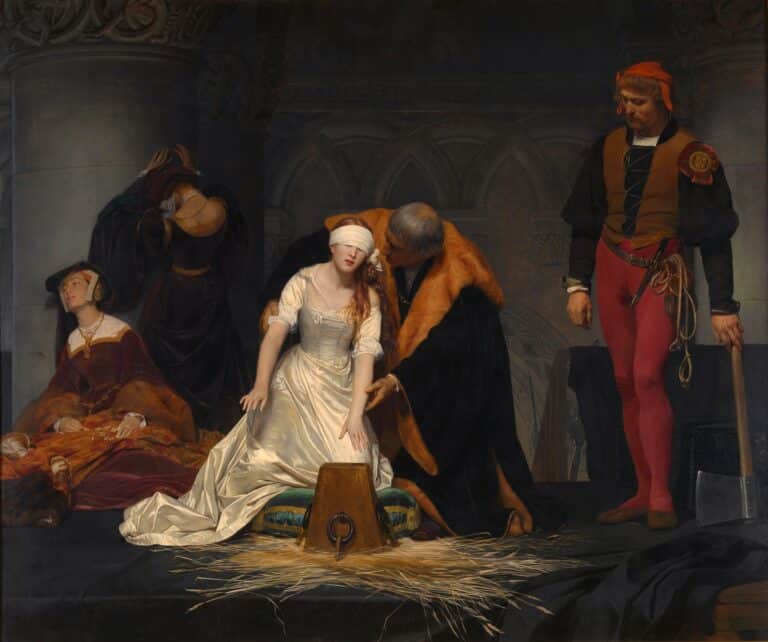 L’Exécution de lady Jane Grey en la tour de Londres, l’an 1554 – Paul Delaroche Paul Delaroche