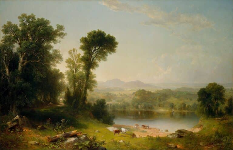 Paysage pastoral, 1861 – Asher Brown Durand Asher Brown Durand