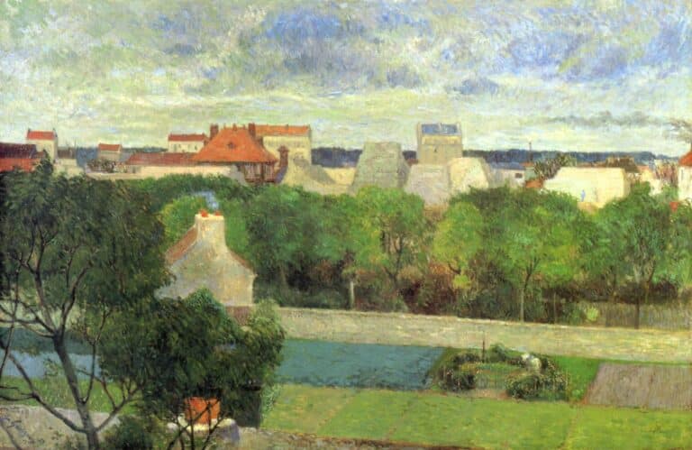 Les Jardins du Marché de Vaugirard – Paul Gauguin Paul Gauguin