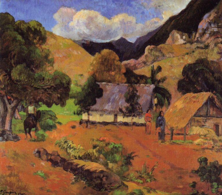 Paysage avec trois personnes – Paul Gauguin Paul Gauguin