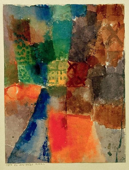 La maison jaune – Paul Klee Paul Klee