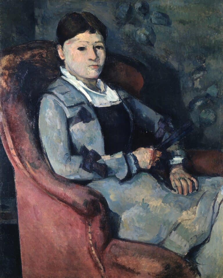 La femme de l’artiste dans le fauteuil – Paul Cézanne Paul Cézanne