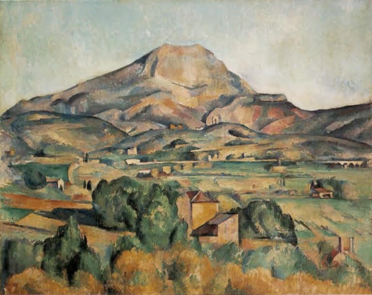 La Montagne Sainte-Victoire vue de Bellevue – Paul Cézanne Paul Cézanne