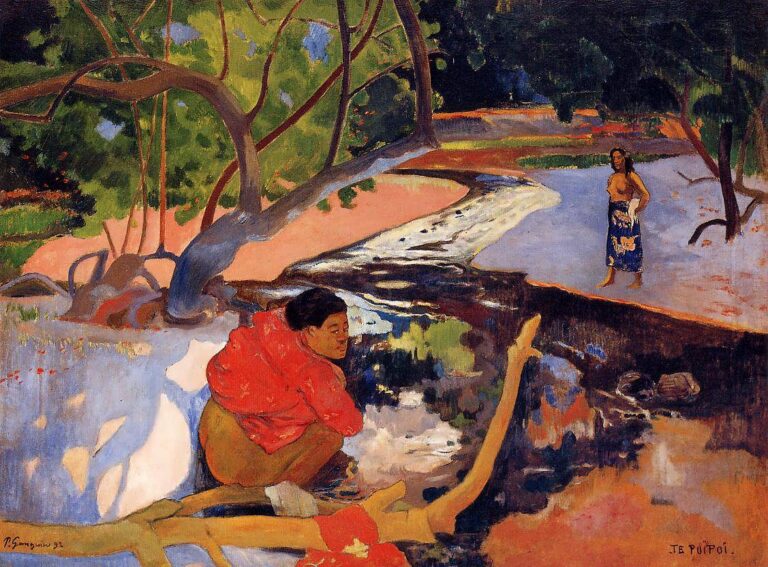 Te Poipoi (matin) – Paul Gauguin Paul Gauguin