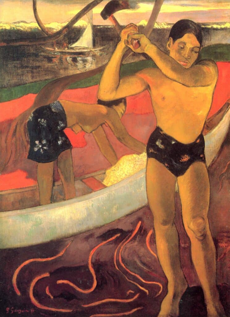 L’Homme à la hache – Paul Gauguin Paul Gauguin