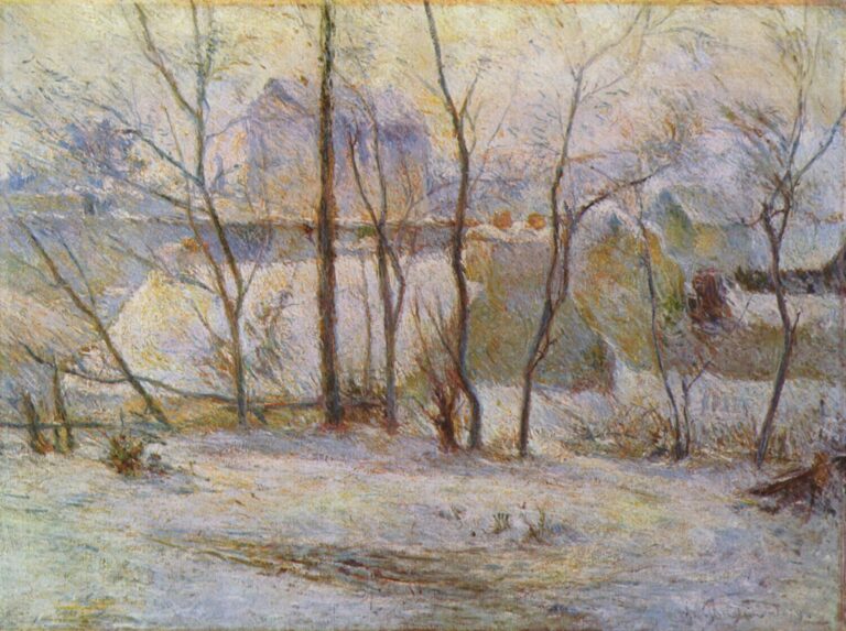 Le jardin des neiges – Paul Gauguin Paul Gauguin