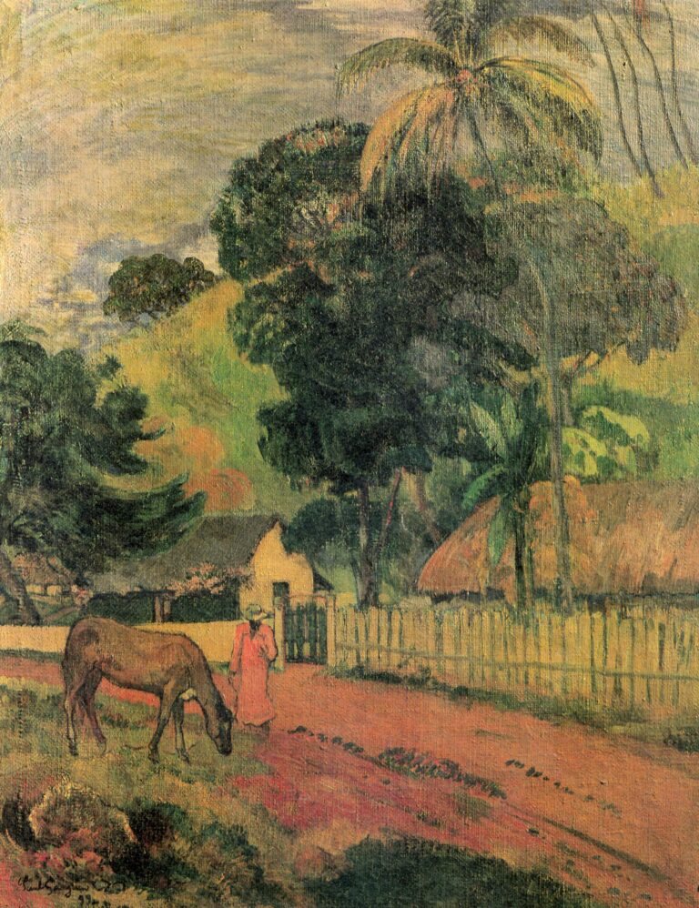 Le cheval sur le chemin – Paul Gauguin Paul Gauguin