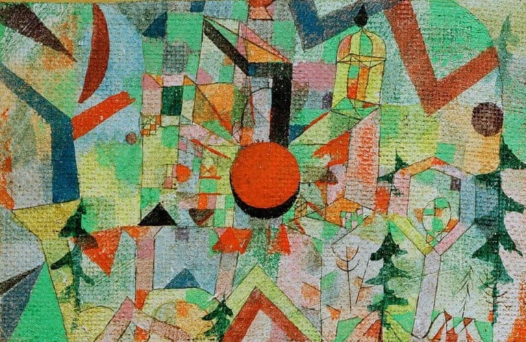 Château avec soleil couchant – Paul Klee Paul Klee