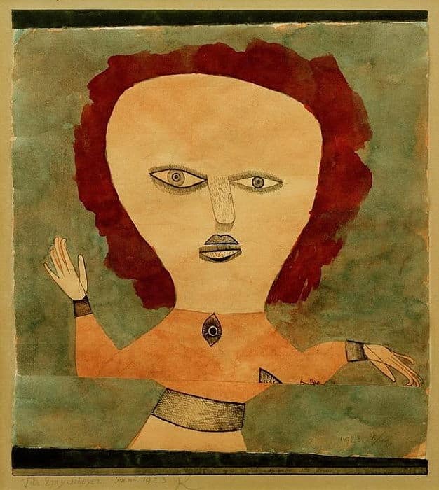 Acteur en femme, 1923 – Paul Klee Paul Klee