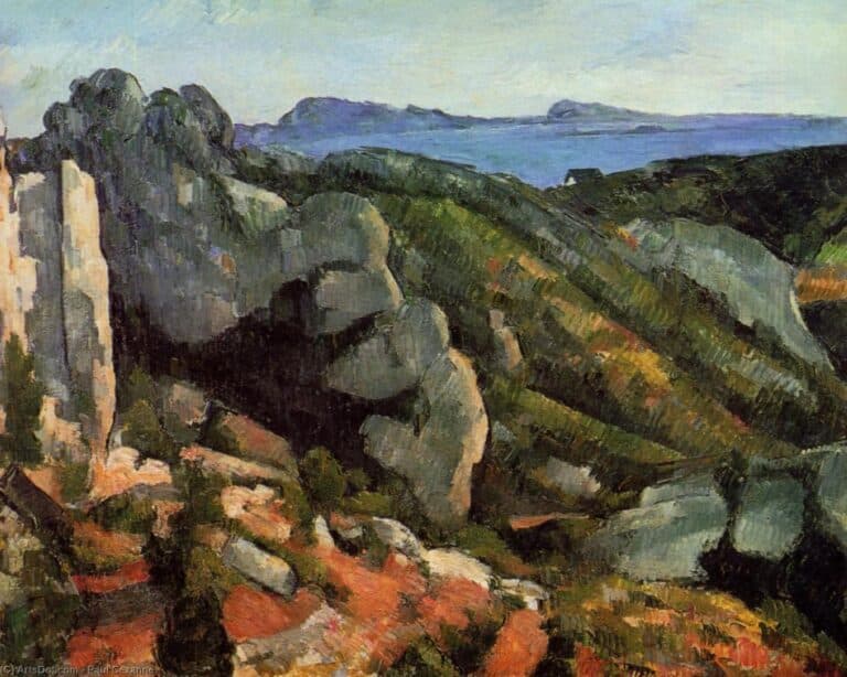 Roches à l’Estaque – Paul Cézanne Paul Cézanne