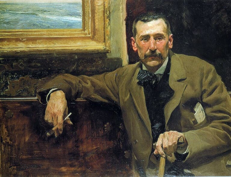 Portrait de Benito Pérez Galdos – Sorolla Joaquín Sorolla