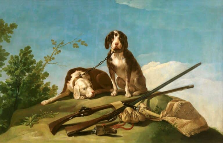 Chiens en laisse – Francisco de Goya Francisco de Goya