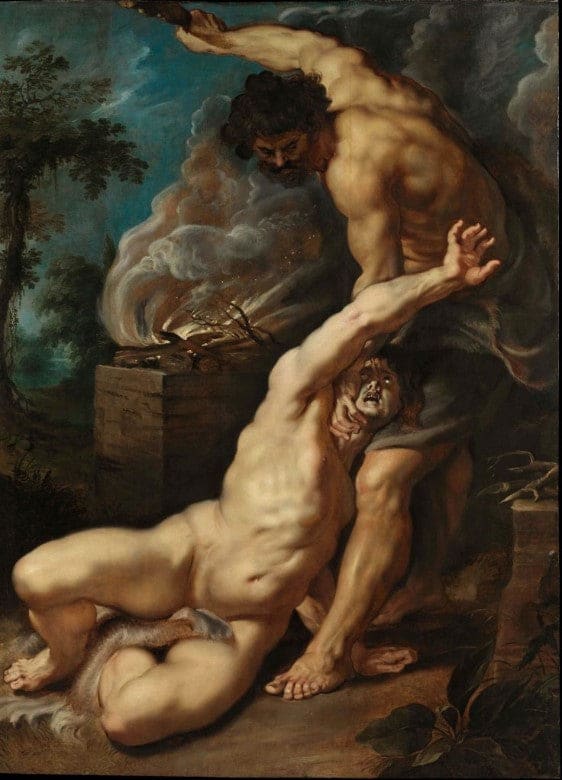 Caïn tuant Abel – Peter Paul Rubens | Peinture baroque emblématique Peter Paul Rubens