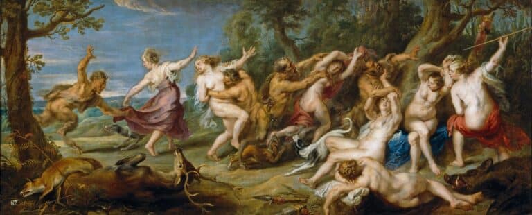 Diane et ses nymphes surprises par des faunes – Peter Paul Rubens Peter Paul Rubens