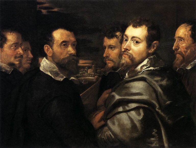 Autoportrait dans un cercle d’amis de Mantoue – Peter Paul Rubens Peter Paul Rubens