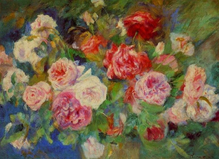 Des roses – Pierre-Auguste Renoir Pierre-Auguste Renoir