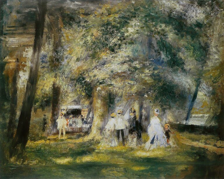 Dans le parc de Saint-Cloud – Pierre-Auguste Renoir Pierre-Auguste Renoir