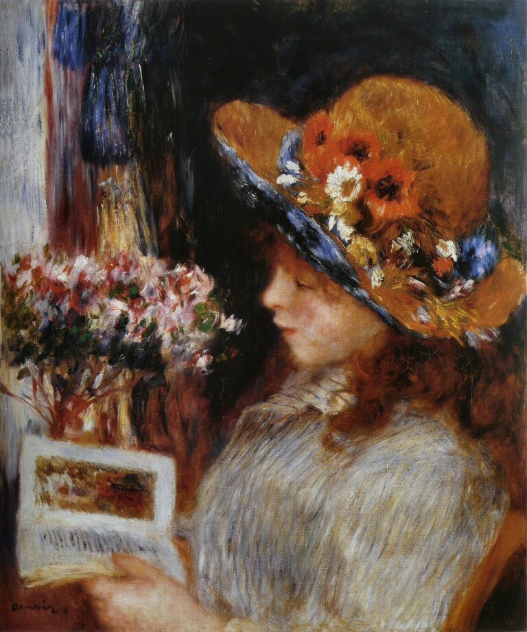 Fille lisant – Pierre-Auguste Renoir – Pierre-Auguste Renoir Pierre-Auguste Renoir