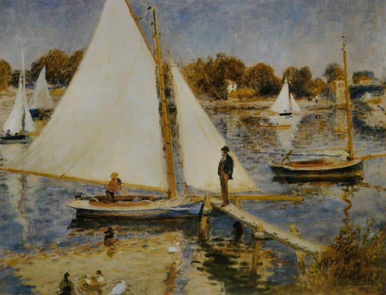 La Seine à Argenteuil – Pierre-Auguste Renoir Pierre-Auguste Renoir