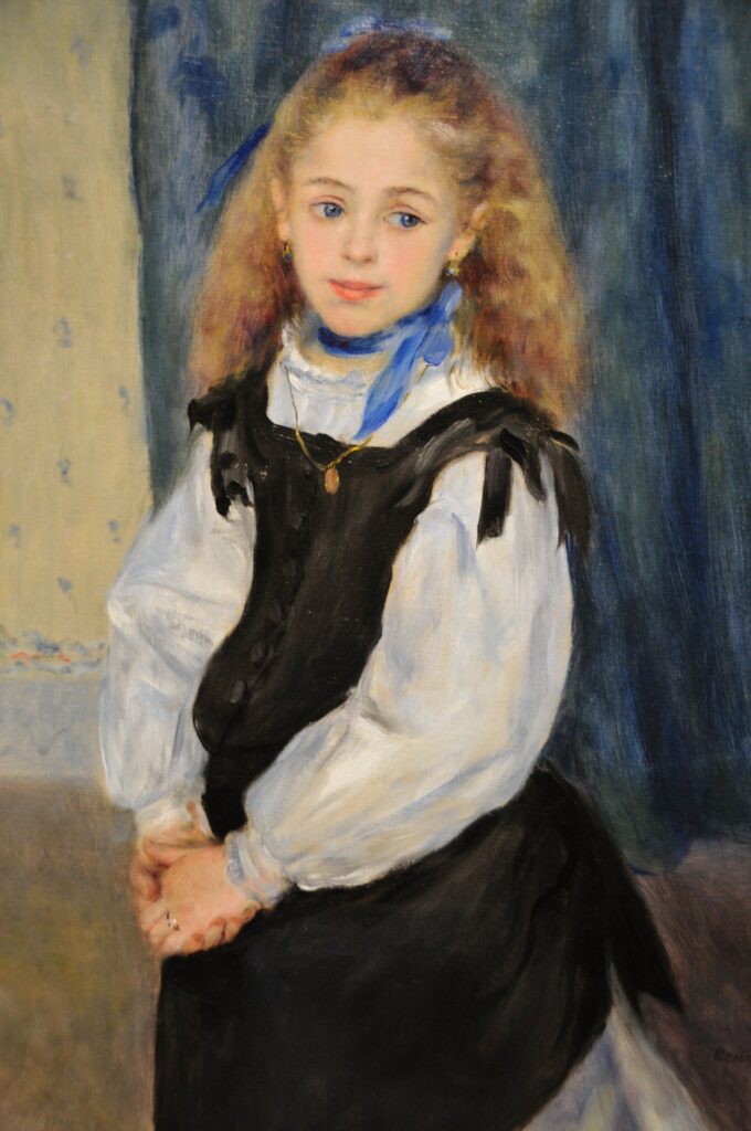 Portrait de la fille Legrand – Pierre-Auguste Renoir Pierre-Auguste Renoir