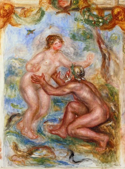 La Saône se jetant dans les bras du Rhône – Pierre-Auguste Renoir Pierre-Auguste Renoir